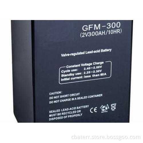 Long Life GFM300 M8 Valve Regulated Lead Acid Battery 2V 30